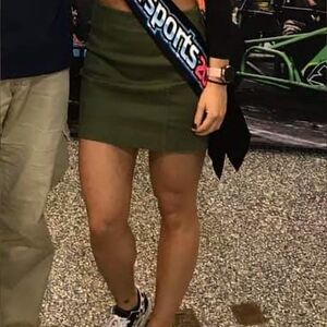 Forever 21 Green Mini Skirt Size Small